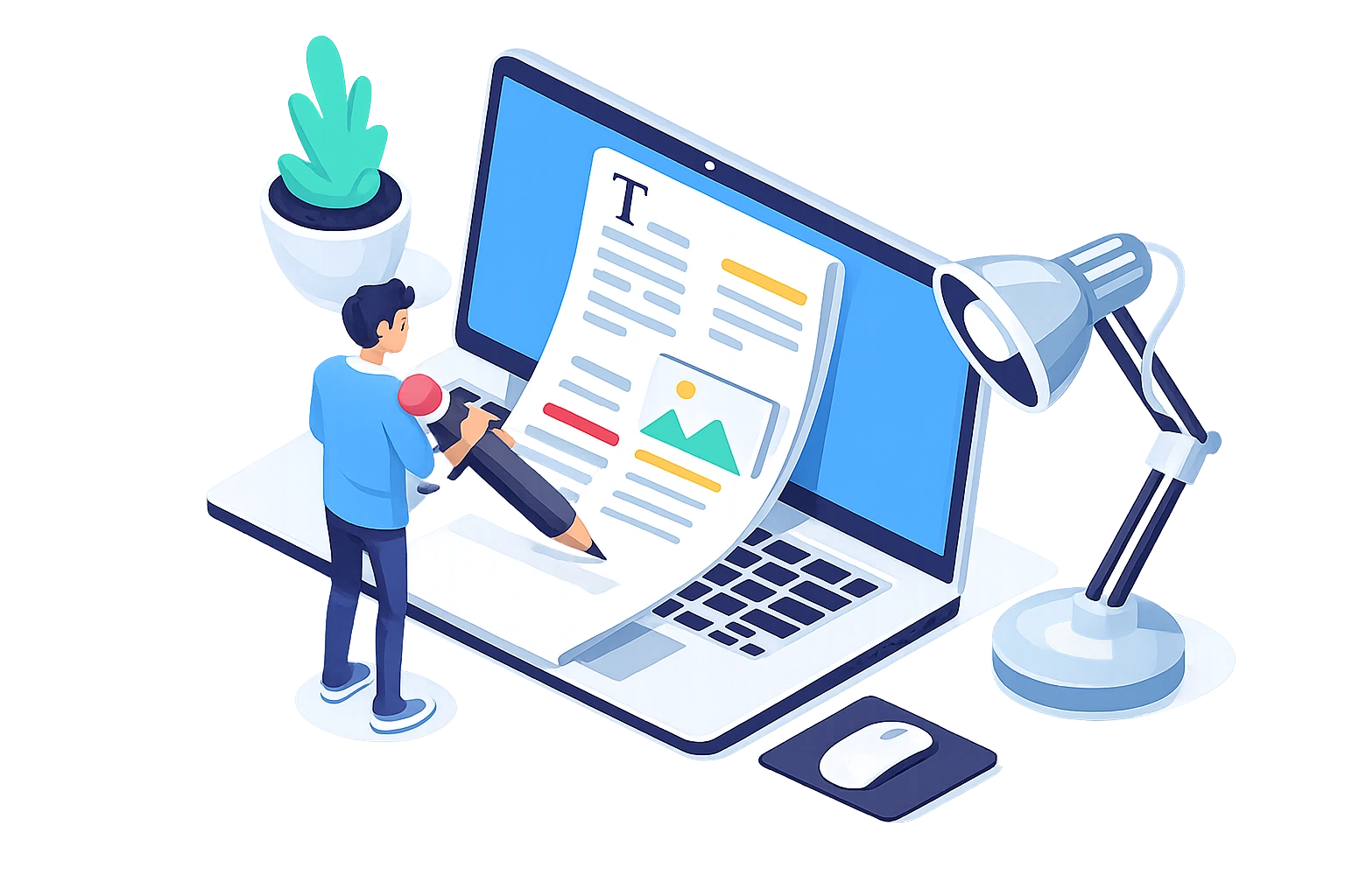 End-to-End Publishing Support Illustration