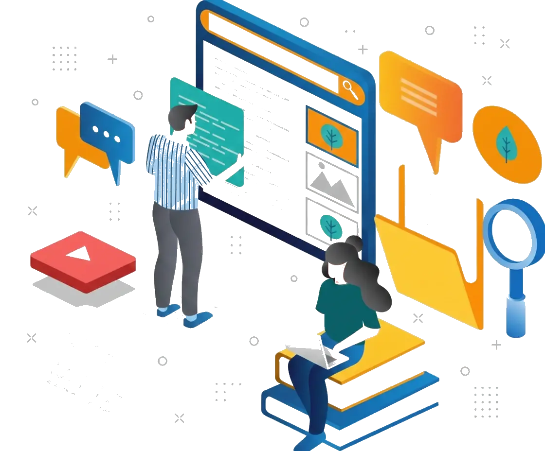 End-to-End Publishing Support Illustration