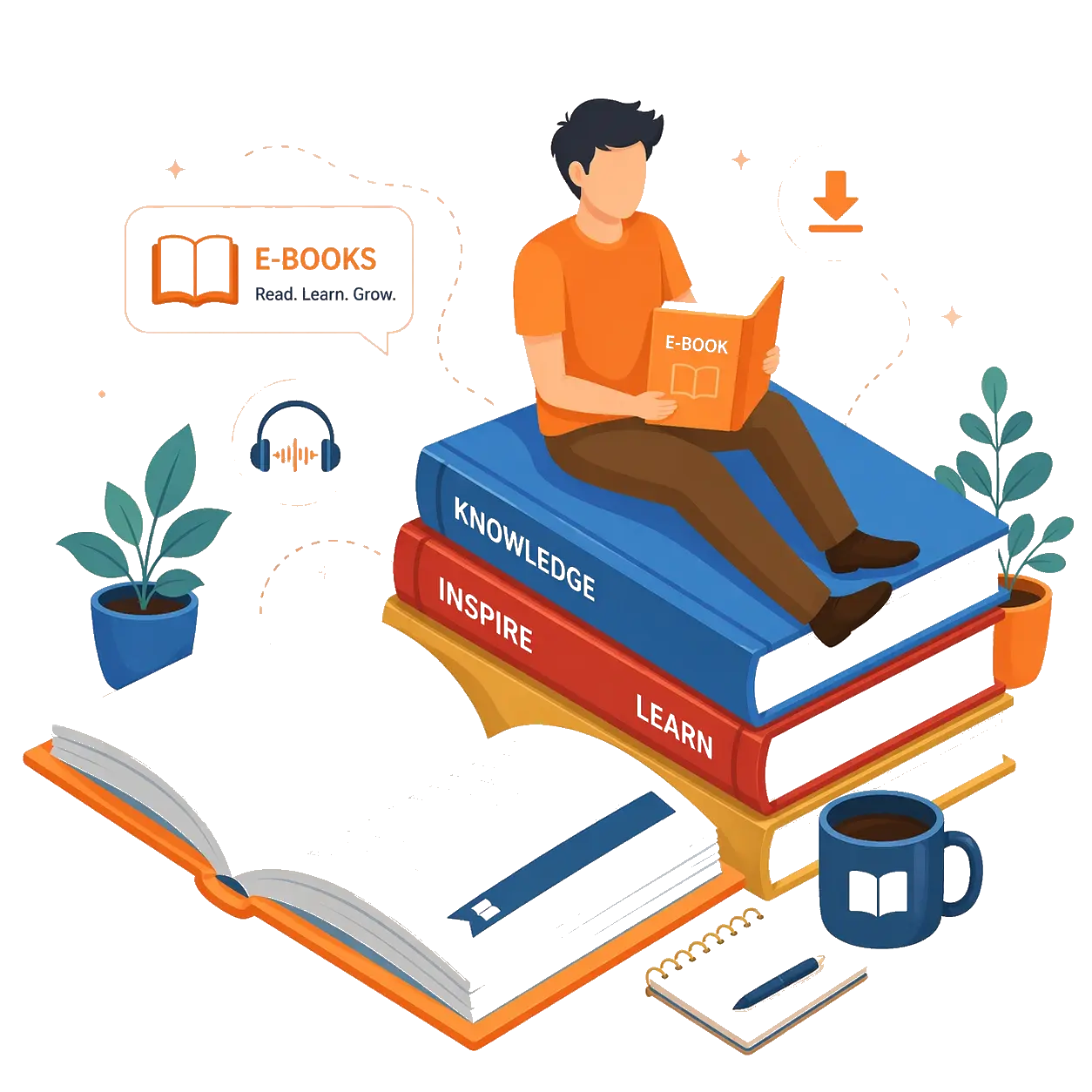 End-to-End Publishing Support Illustration