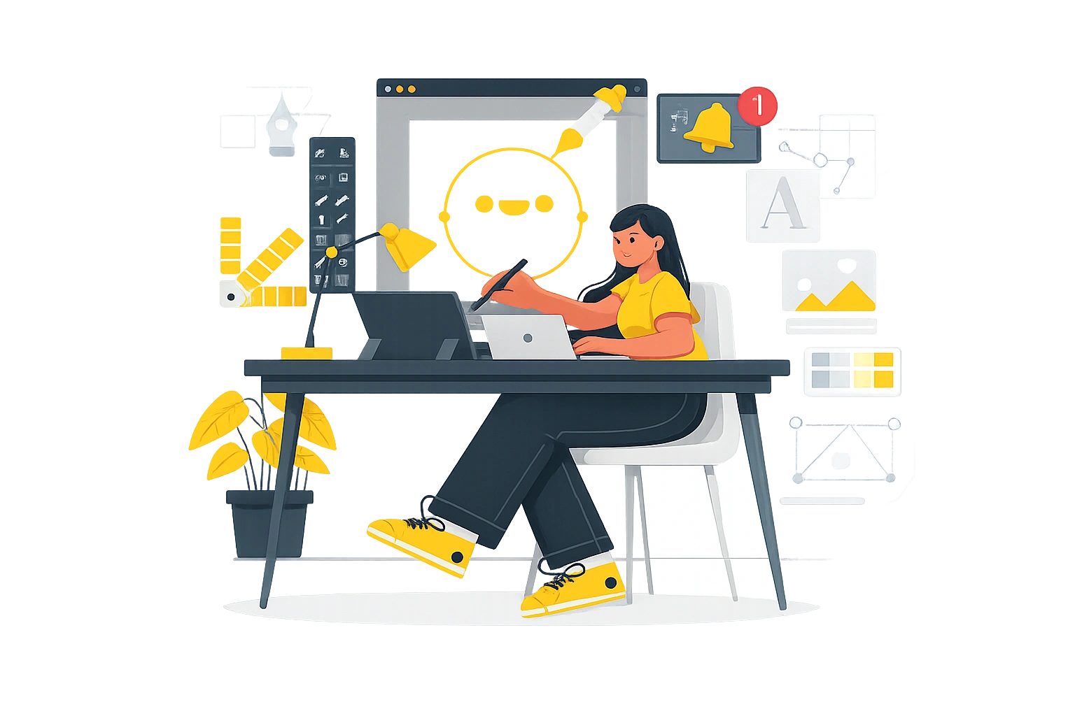 Why Choose Our Self Publishing Services Illustration