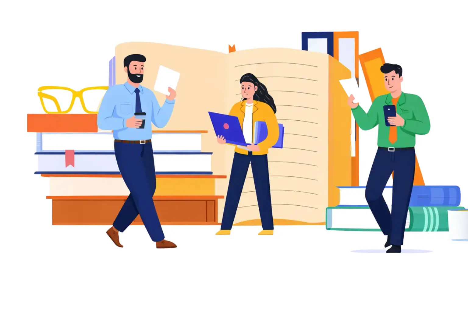 End-to-End Publishing Support Illustration