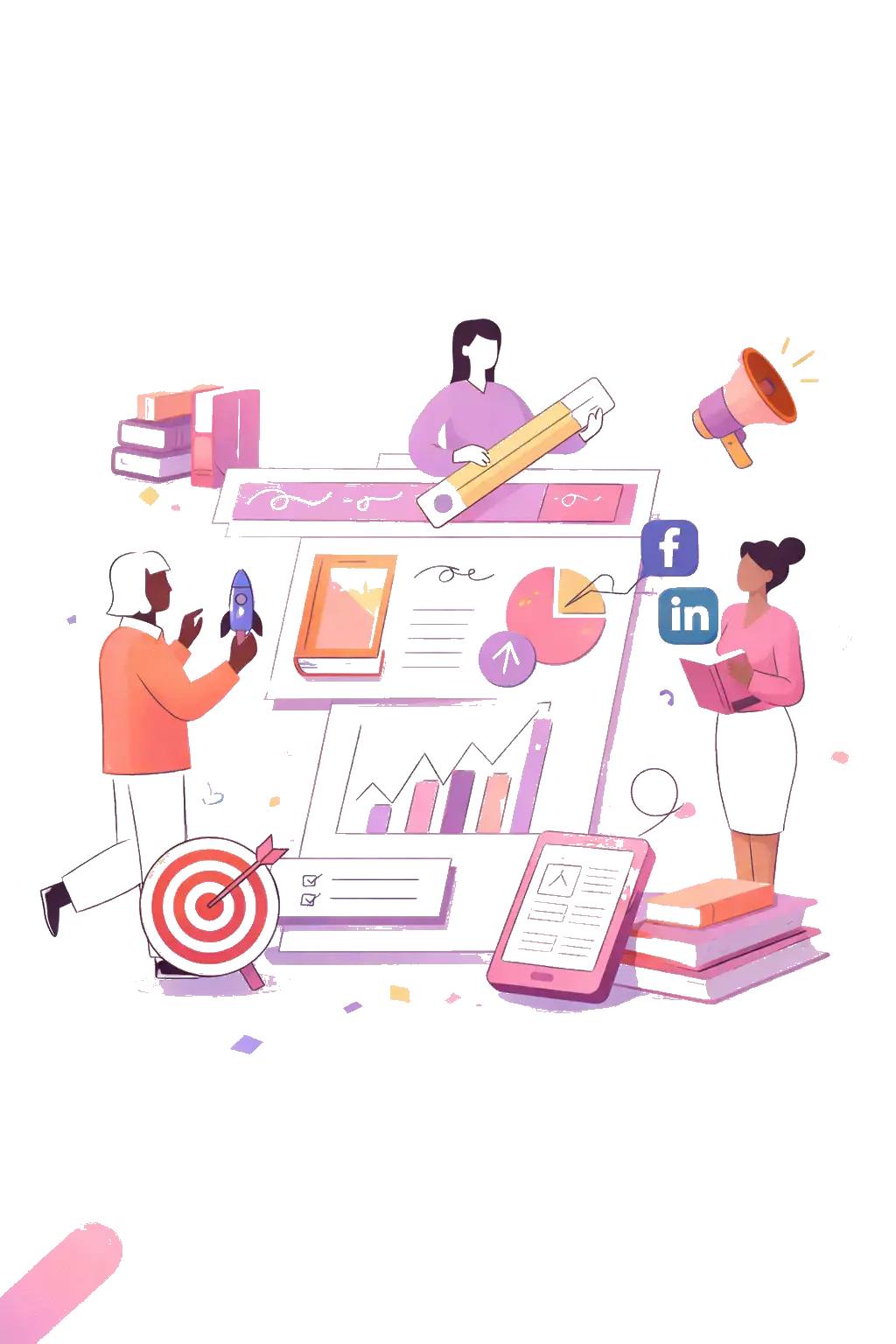 End-to-End Publishing Support Illustration