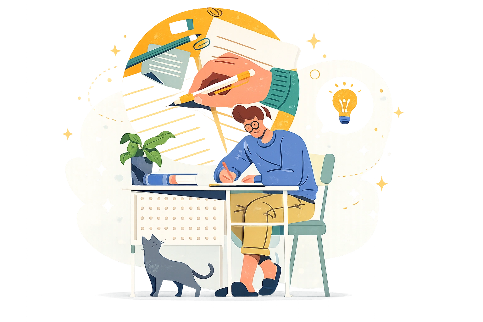 Why Choose Our Self Publishing Services Illustration