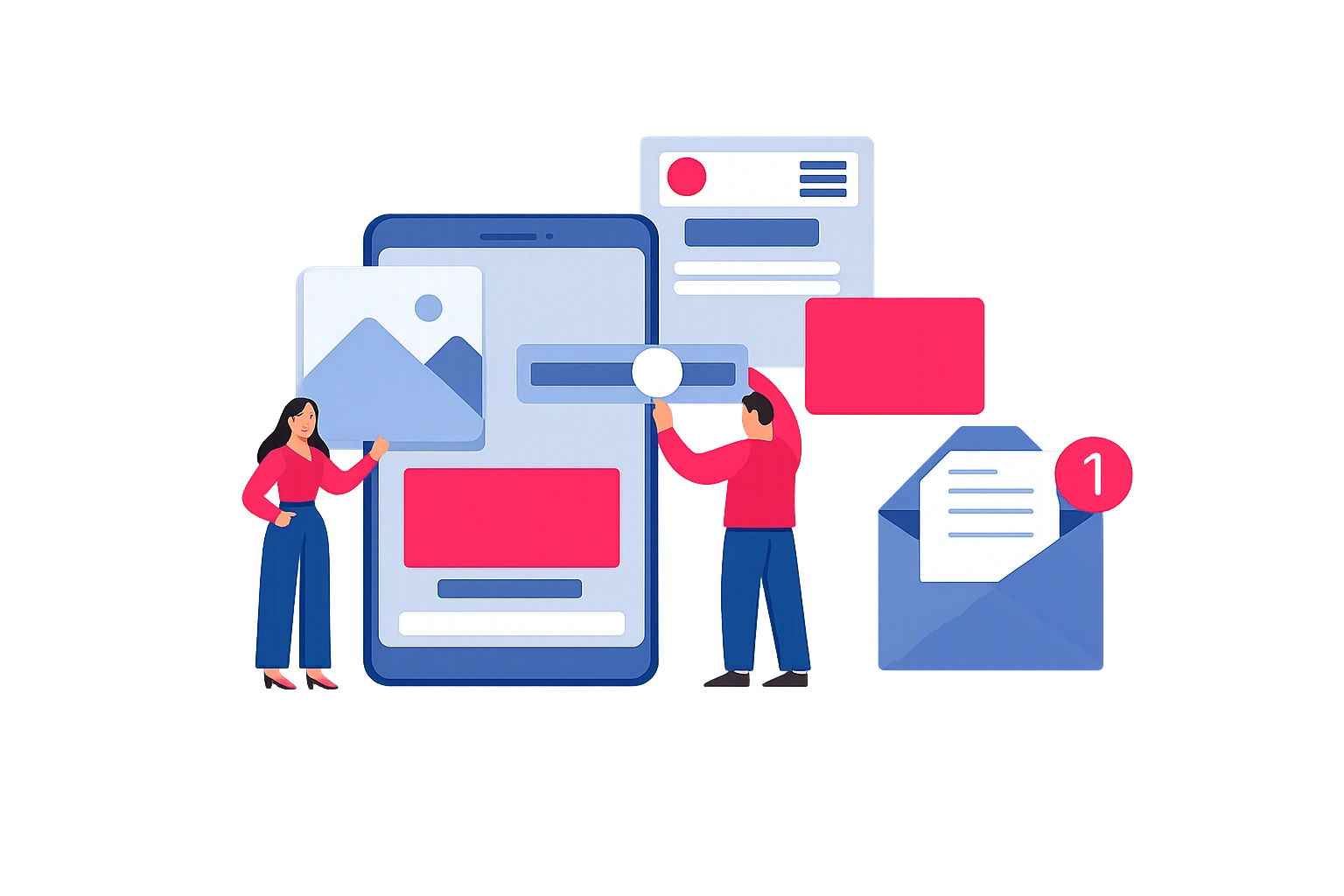 End-to-End Publishing Support Illustration