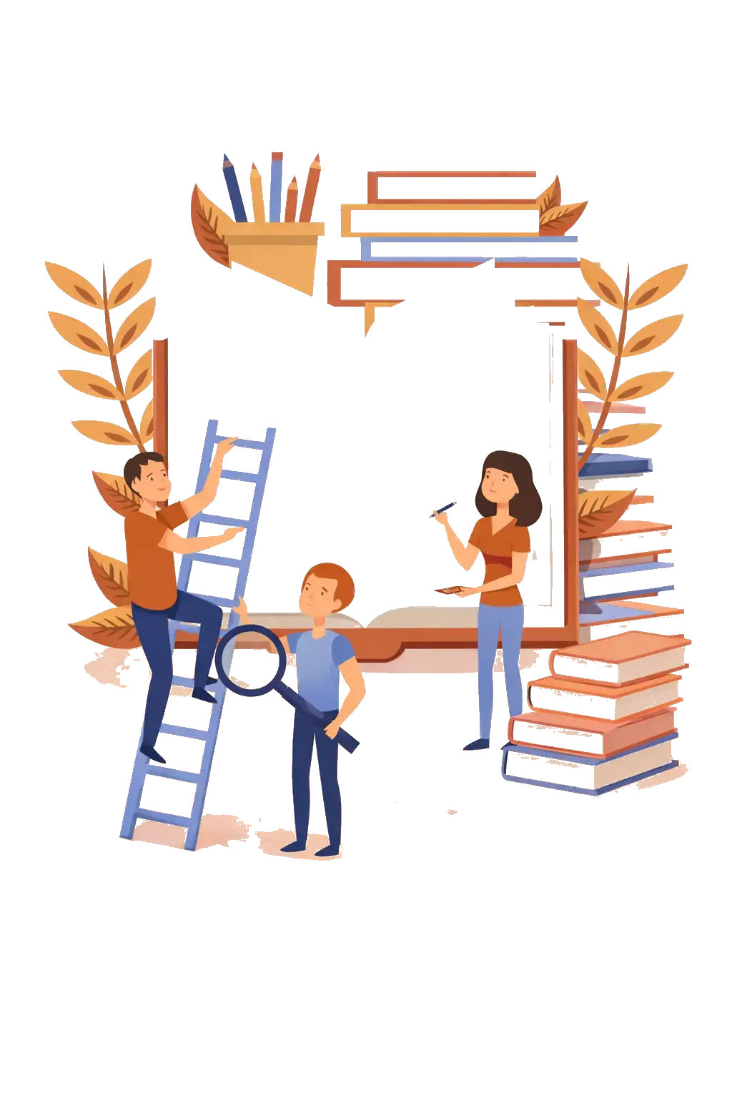 Why Choose Our Self Publishing Services Illustration